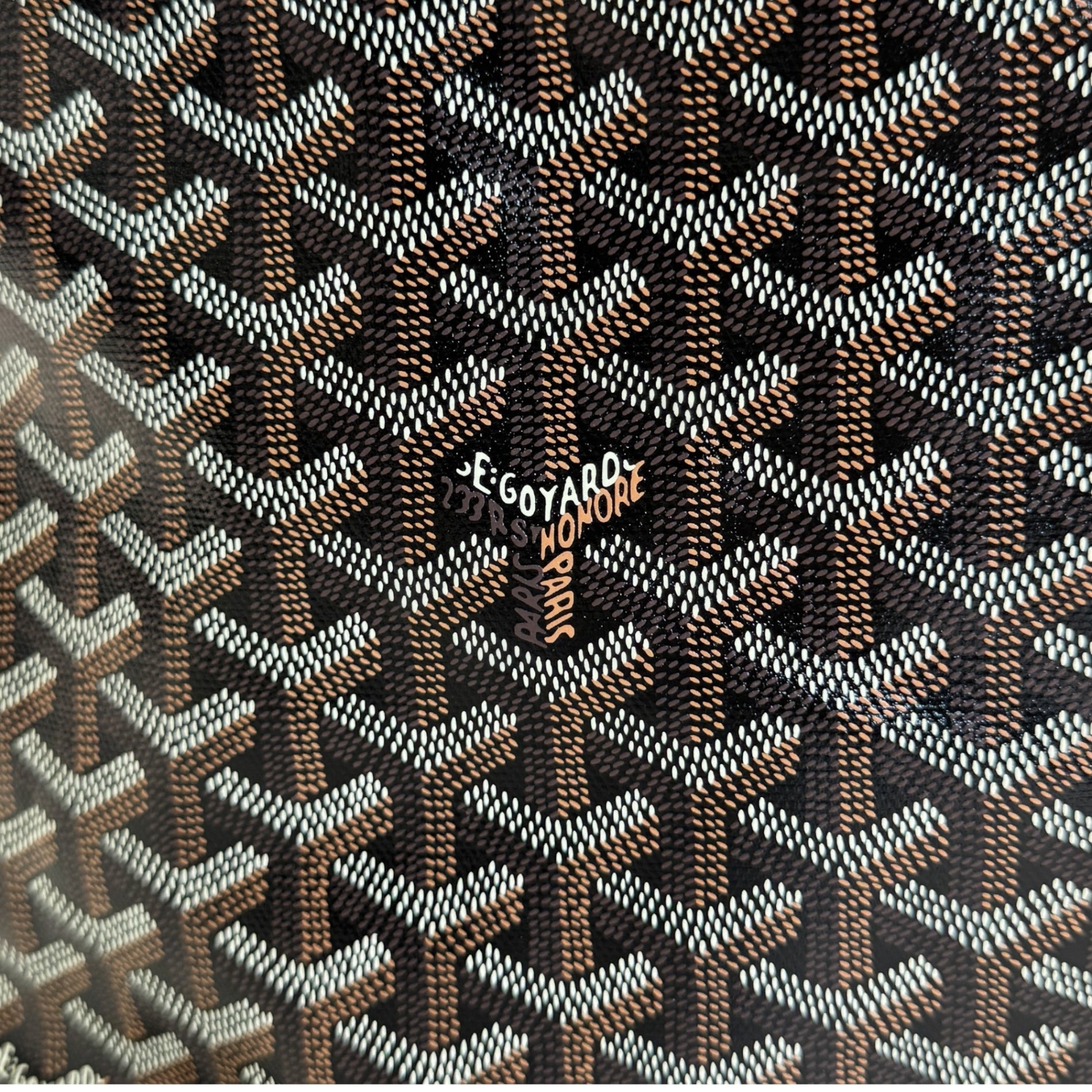 ゴヤール サンルイ PM トートバッグ ブラック・ナチュラル