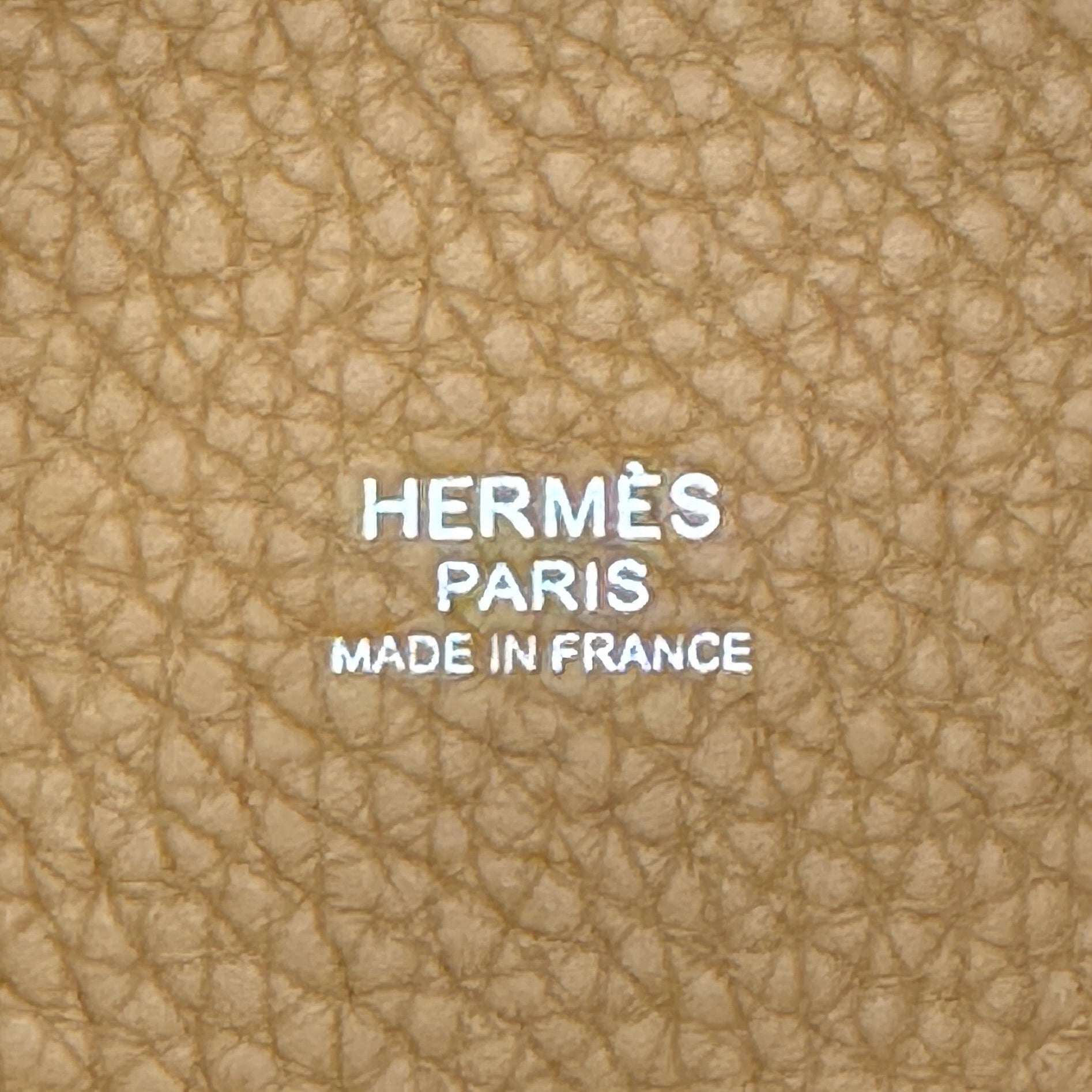 Hermes Picotin Lock 18 PM Torillon Clemence Biscuit Silver Metal Fittings U Engraved 2022 SA