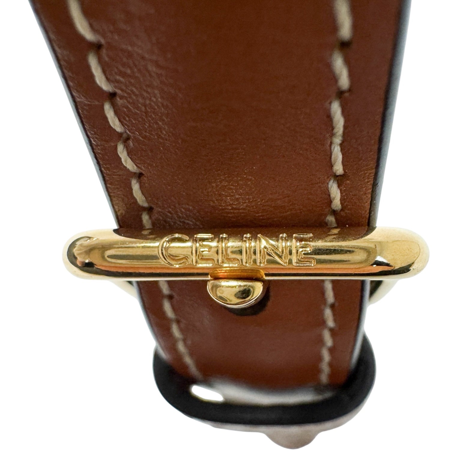 セリーヌ ティーントリオンフ ショルダーバッグ PVCコーティングキャンバス P-CU-2211 ホワイト