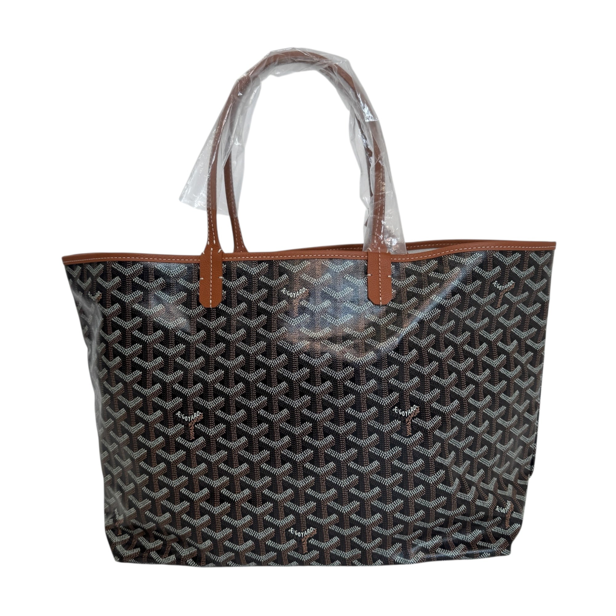 ゴヤール サンルイ PM トートバッグ ブラック・ナチュラル