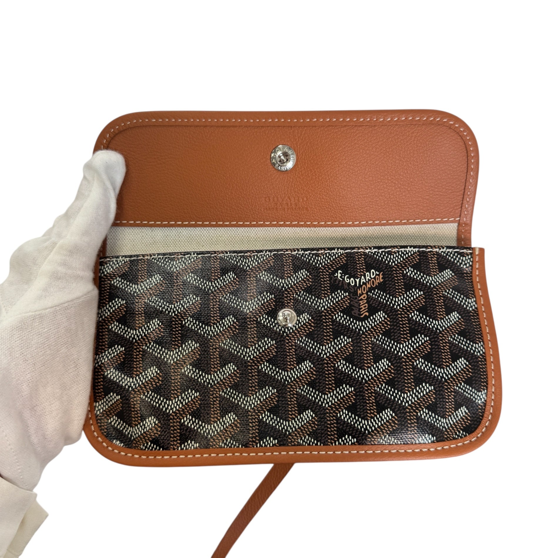 ゴヤール サンルイ PM トートバッグ ブラック・ナチュラル