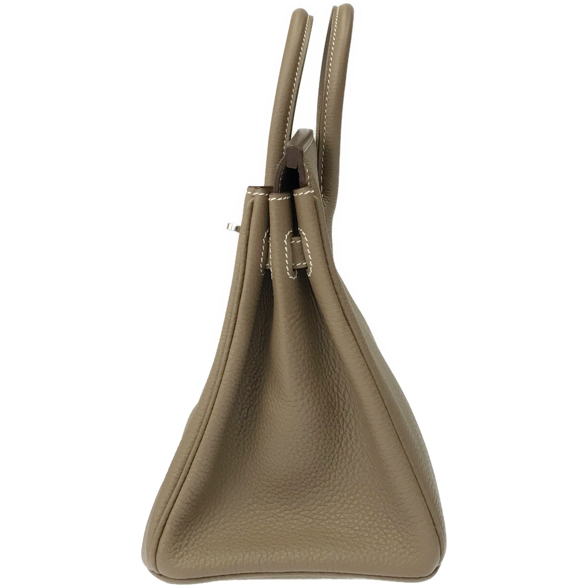 エルメス バーキン 25 トゴ エトゥープ S金具 Y刻印 Aランク