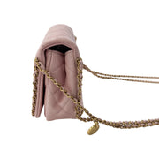 Chanel Matelasse Pink Caviar Skin A rank