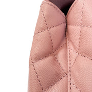 Chanel Mini Coco Handle Pink Gold Metal