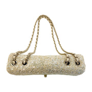 Chanel Light Green Sequin Chain Shoulder Bag