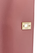 Chanel Mini Coco Handle Pink Gold Metal