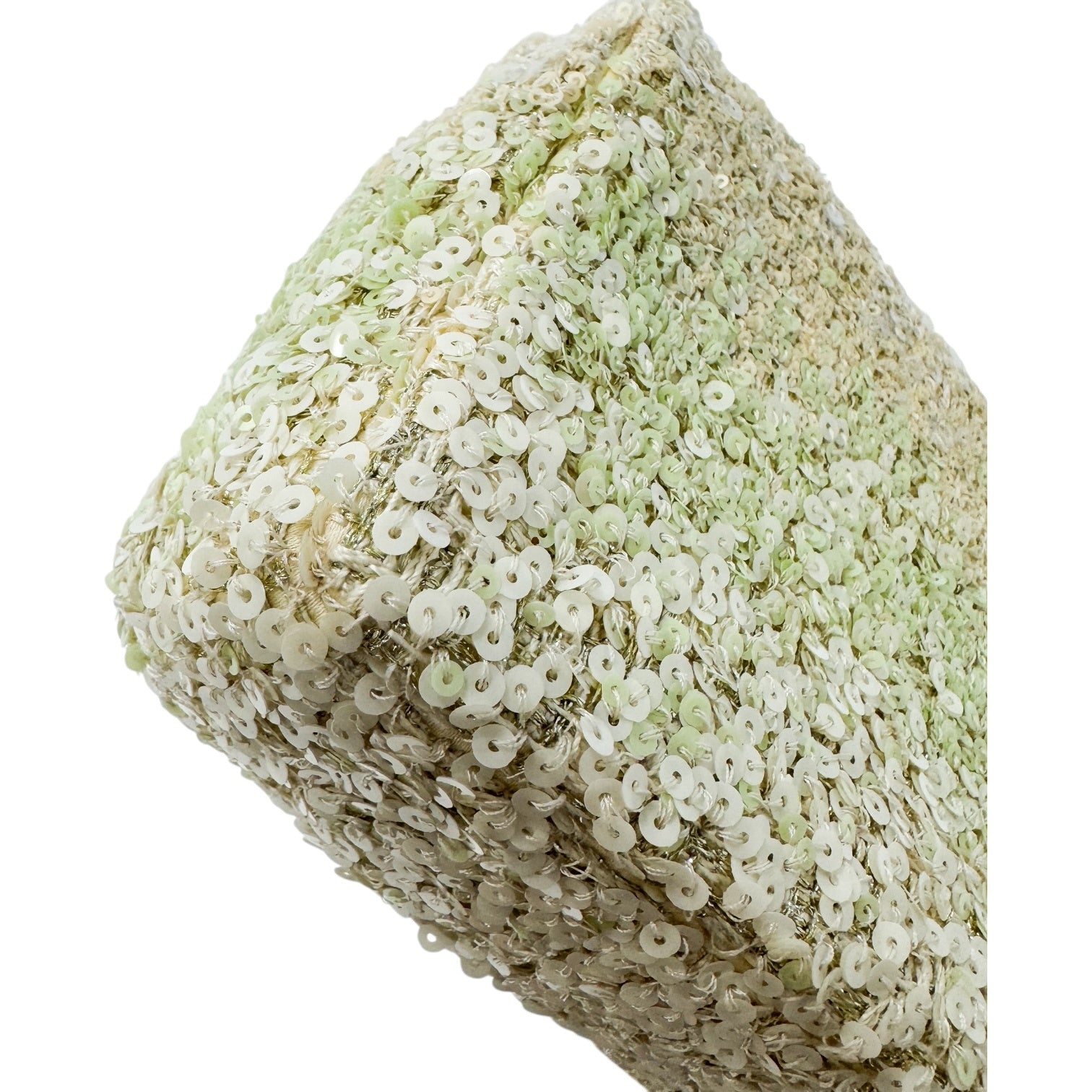 Chanel Light Green Sequin Chain Shoulder Bag