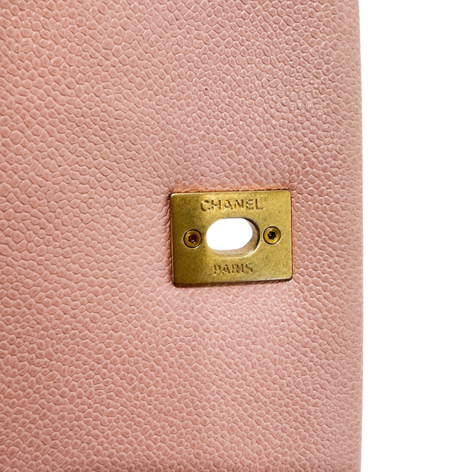Chanel Matelasse Pink Caviar Skin A rank