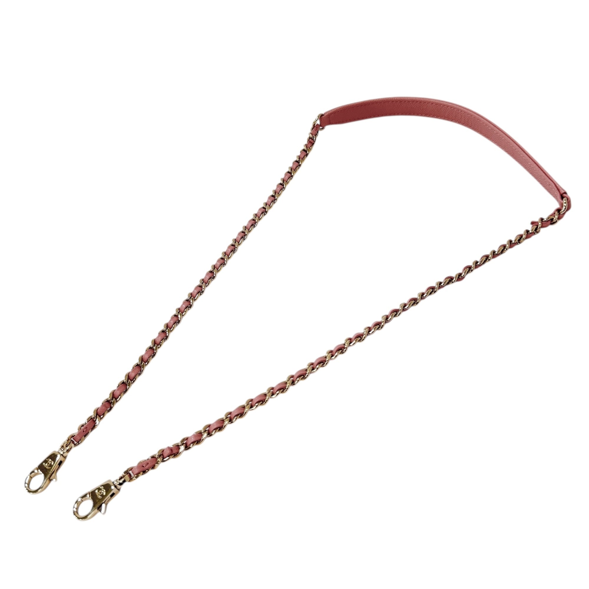 Chanel Mini Coco Handle Pink Gold Metal