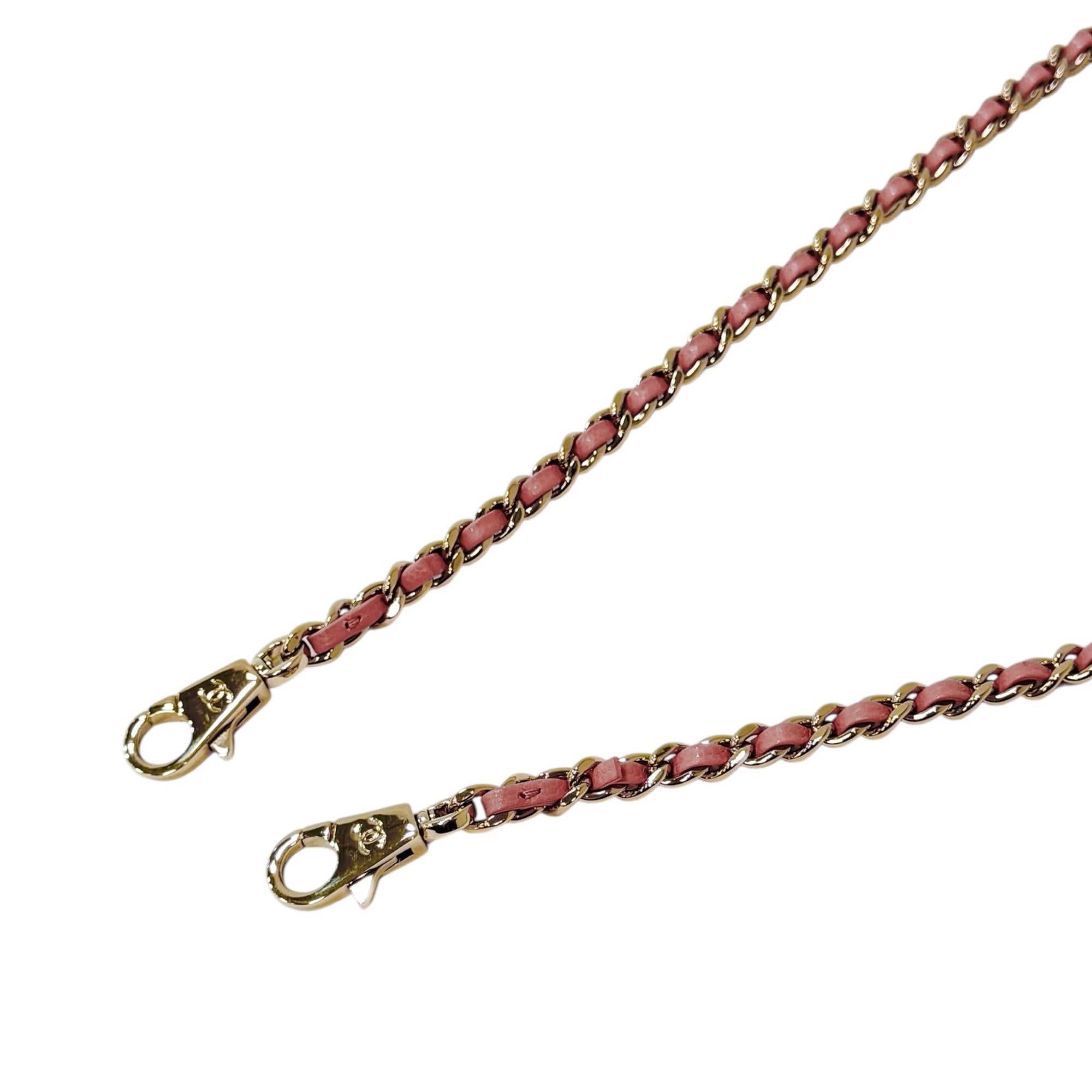 Chanel Mini Coco Handle Pink Gold Metal