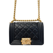 CHANEL ボーイシャネル　ミニチェーンバッグ A67364 SAランク