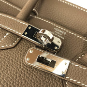 エルメス　バーキン 25　トゴ　エトゥープ　S金具　Y刻印　Aランク