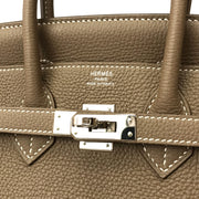 エルメス　バーキン 25　トゴ　エトゥープ　S金具　Y刻印　Aランク