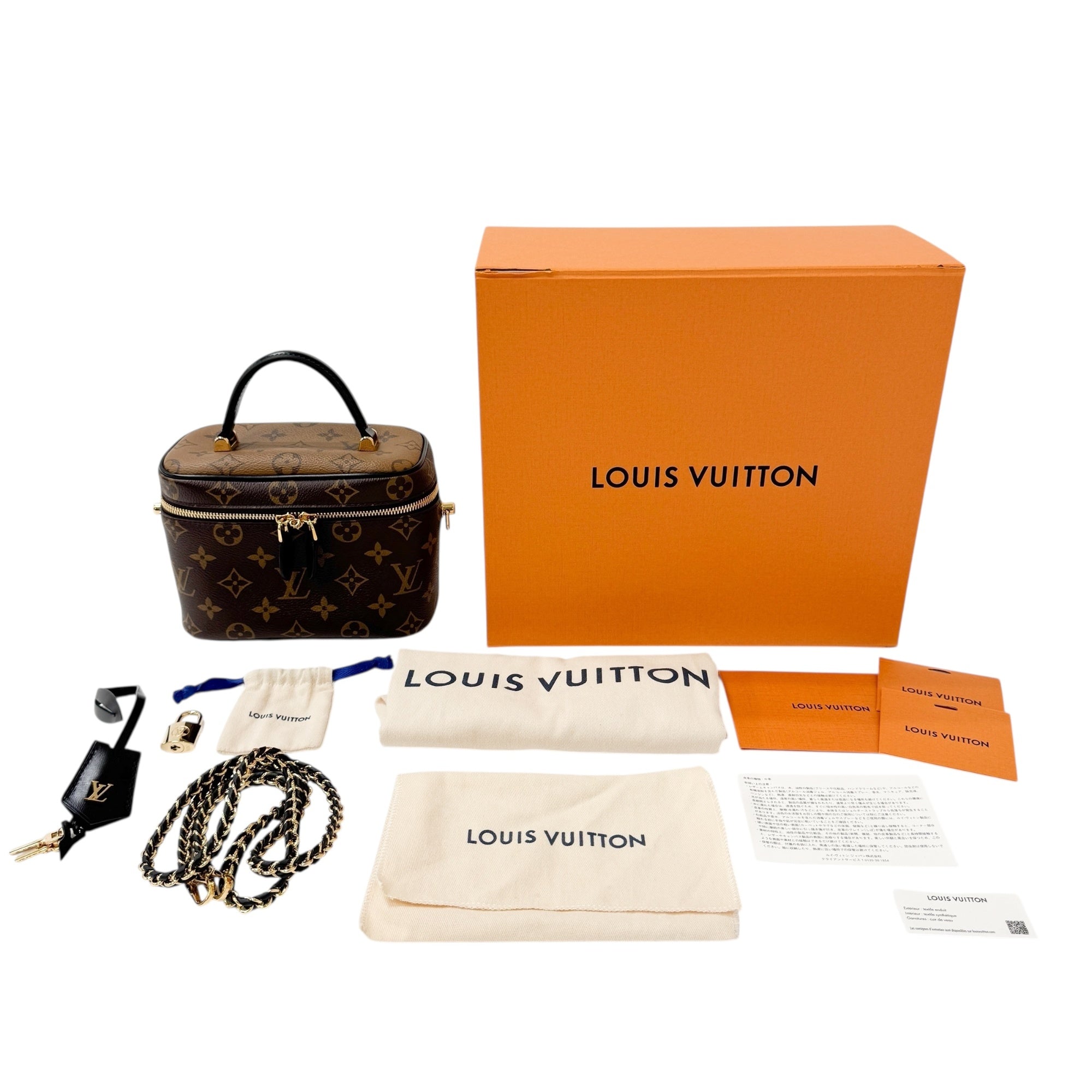 LV Vanity NV PM Monogram Reverse M45165 Brown