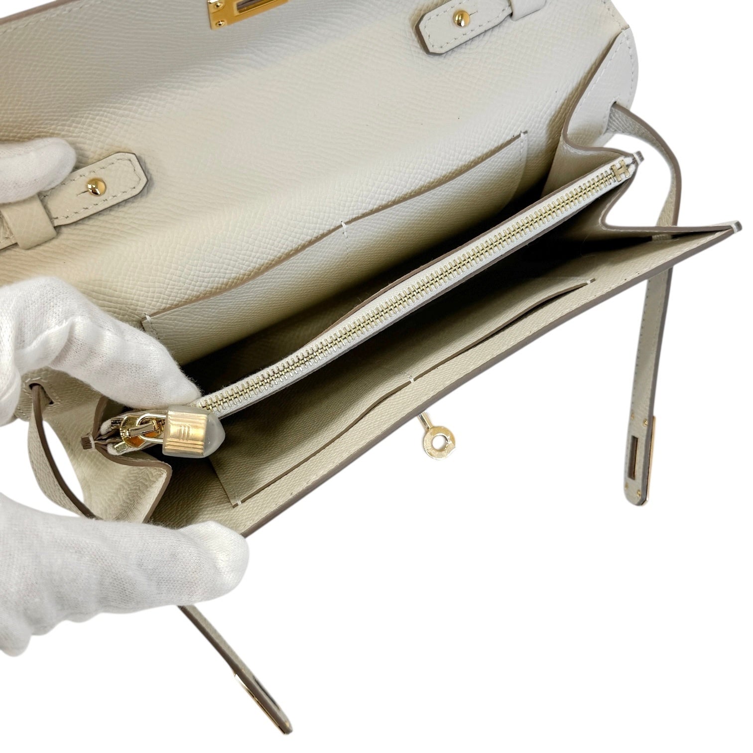 Hermes Kelly Too Go Cre Gold Hardware W Engraved 2024 A Rank