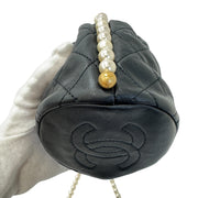 Chanel pearl chain shoulder