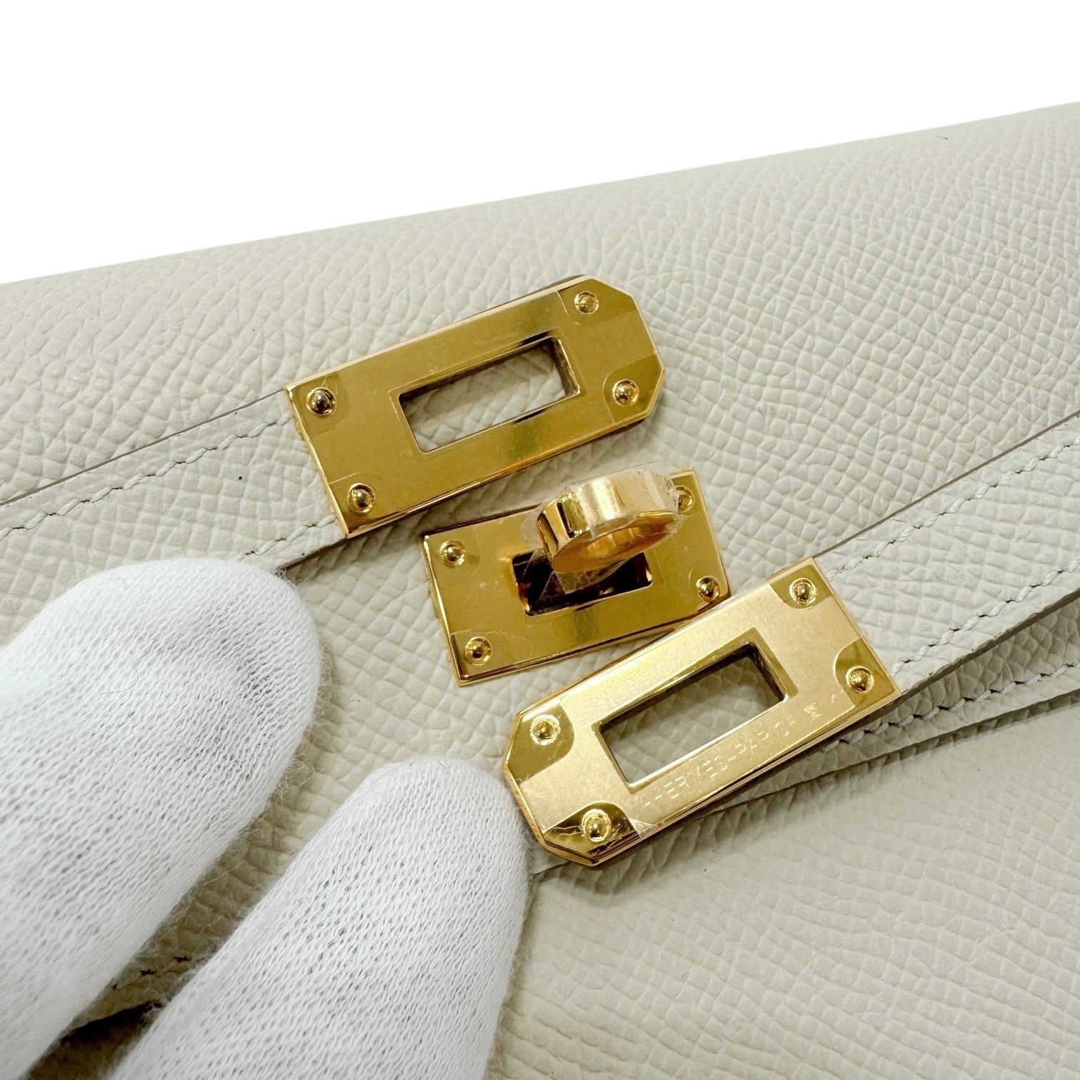 Hermes Kelly Too Go Cre Gold Hardware W Engraved 2024 A Rank