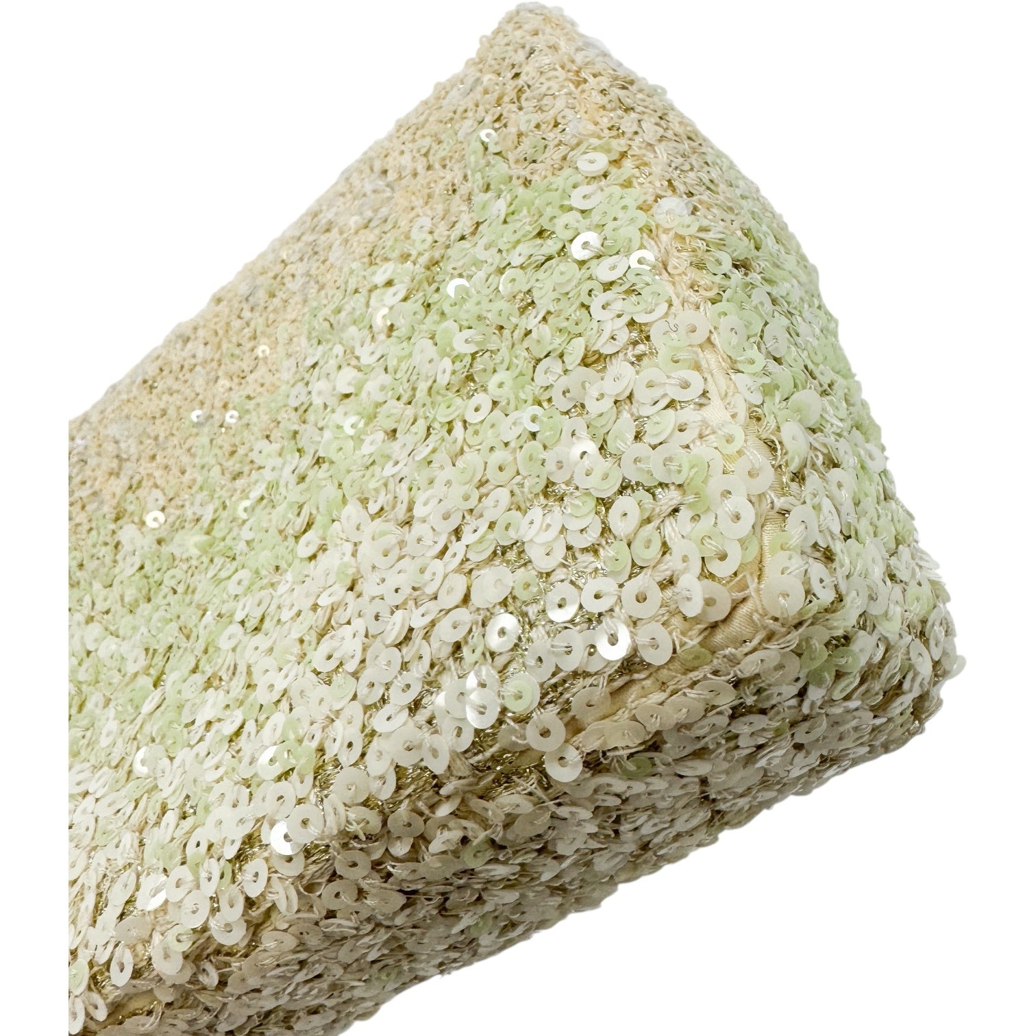 Chanel Light Green Sequin Chain Shoulder Bag
