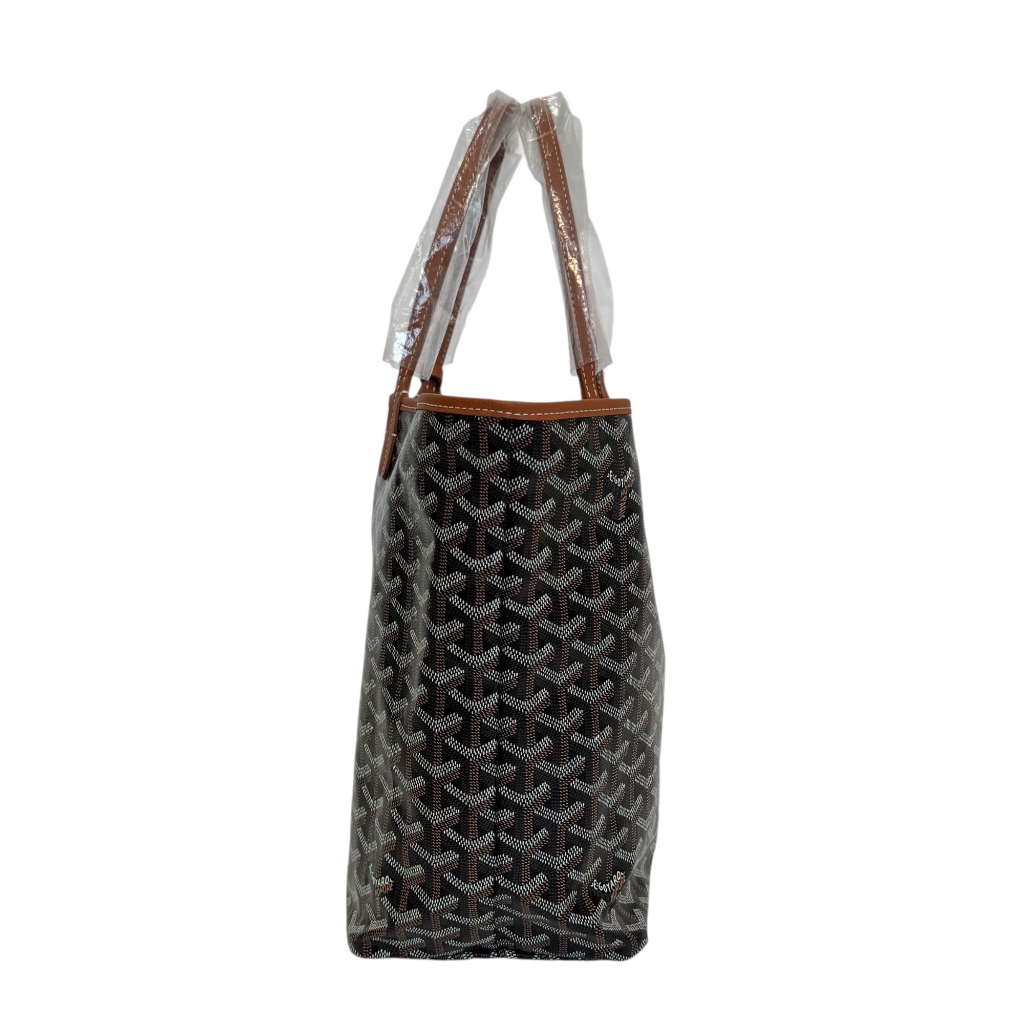 Goyard Saint Louis PM Tote Bag Black Natural